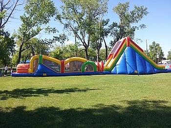 Huge Inflatable Obstacle Course